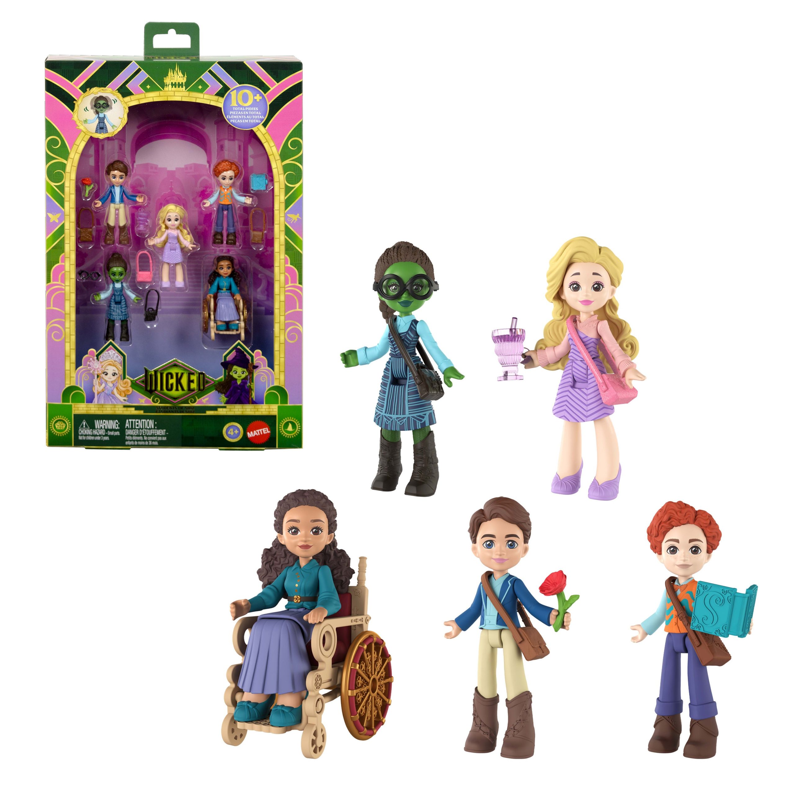 fisher price Universal Pictures?? Wicked Students Of Shiz 5 Small Doll Multipack, Inspired By The Movie