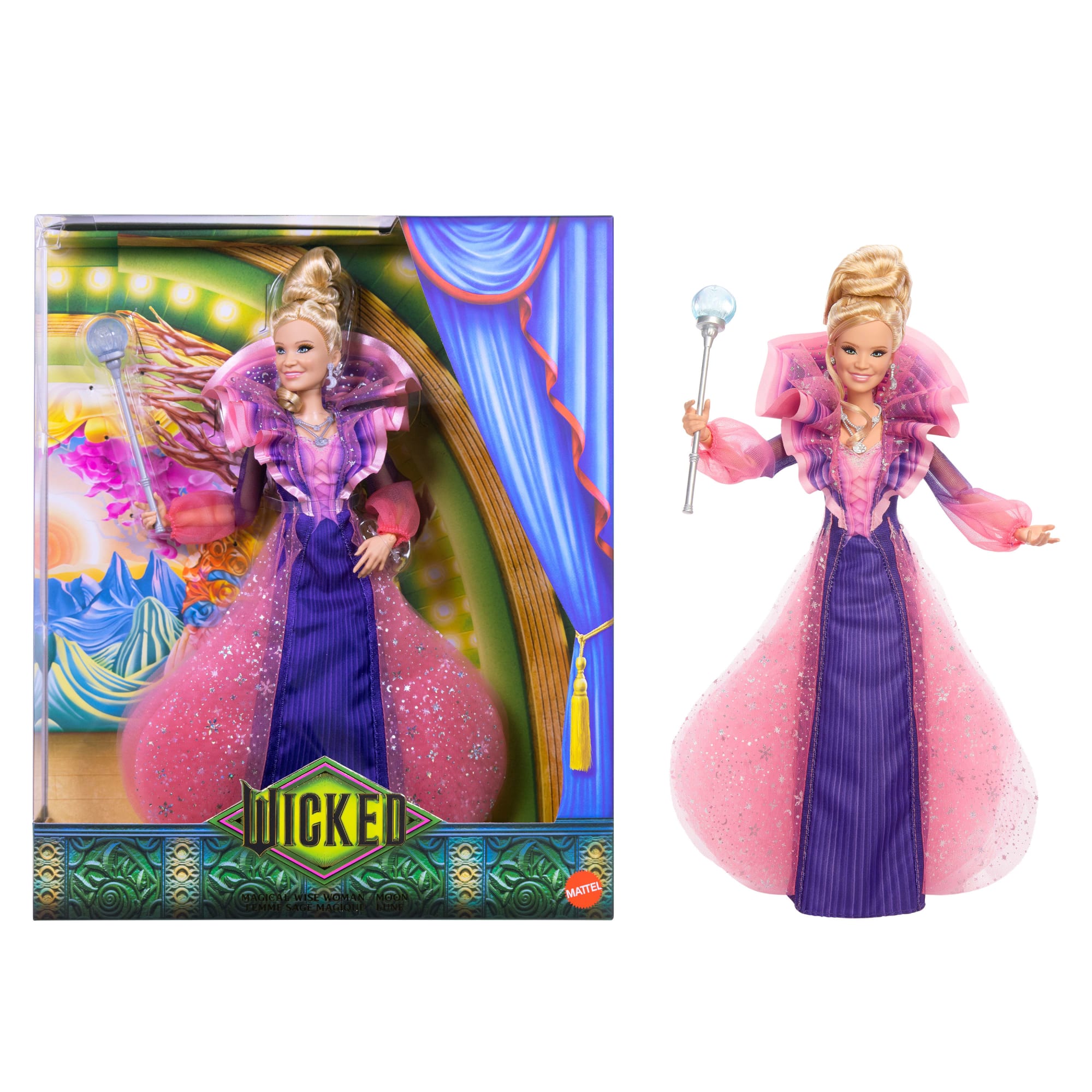 fisher price Universal Pictures?? Wicked Magical Wise Woman ?C Moon Fashion Doll With Deluxe Movie-Inspired Outfit