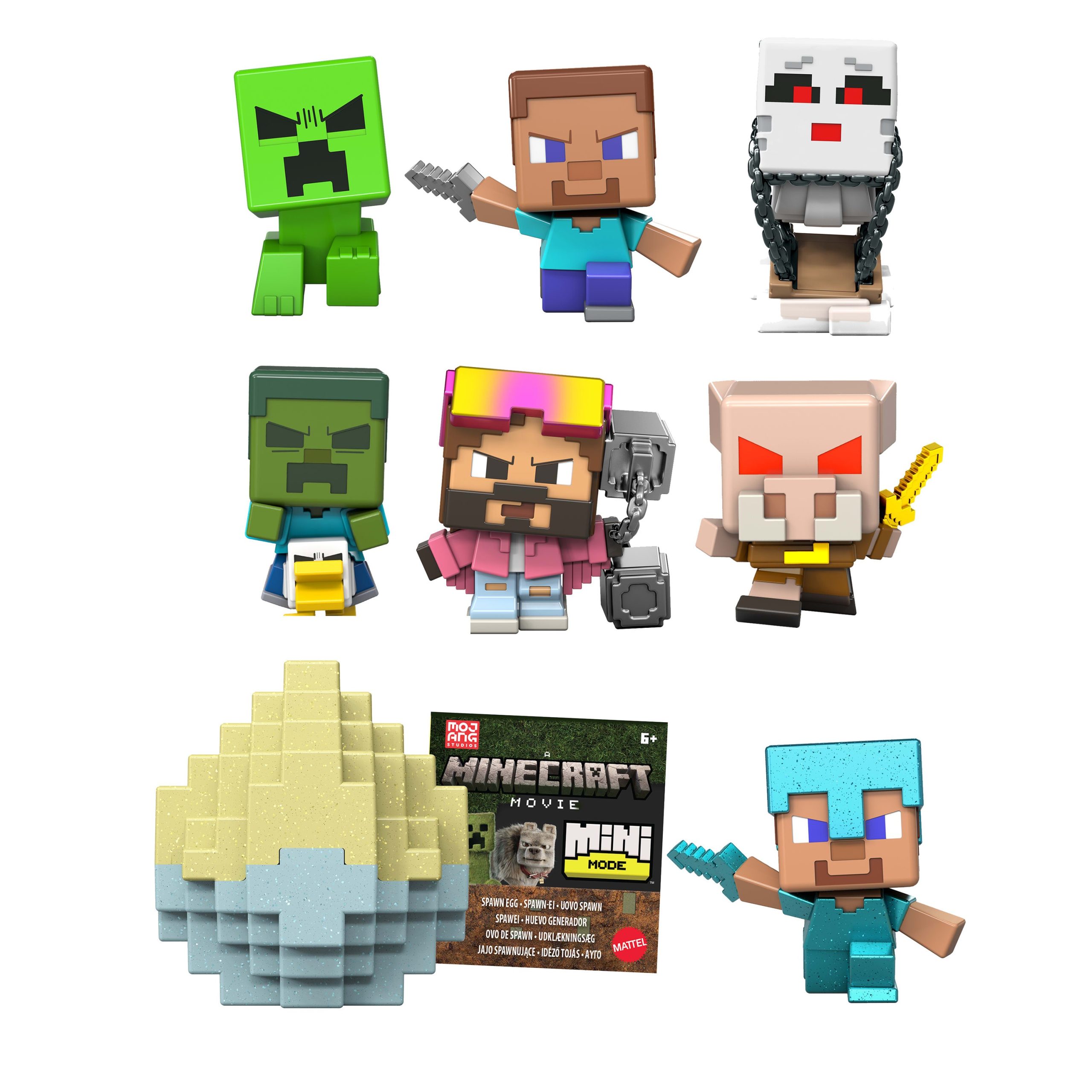 fisher price Minecraft Vanilla Figura de Acci??n mini huevo