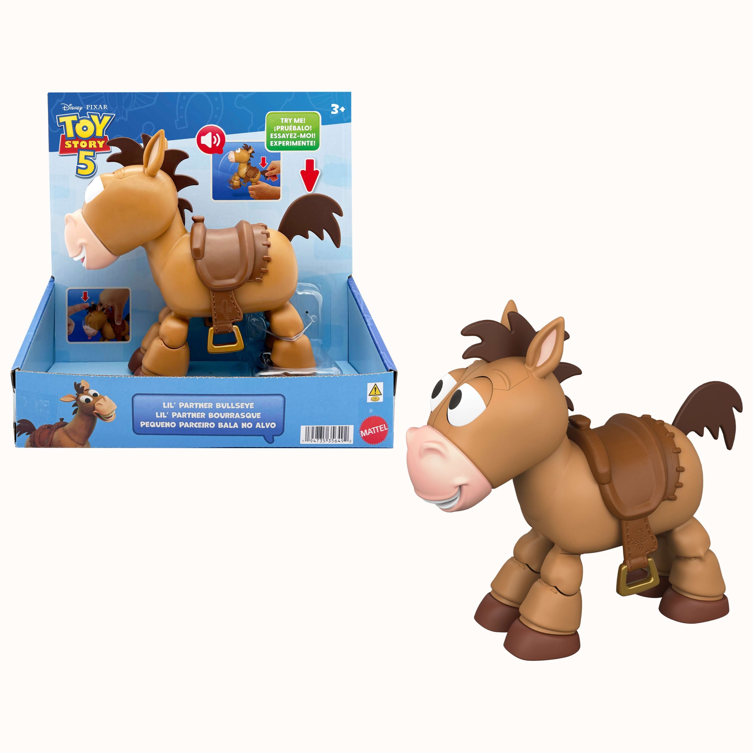 fisher price Disney And Pixar Toy Story Lil Partner Bullseye Posing Horse Figure With Sounds