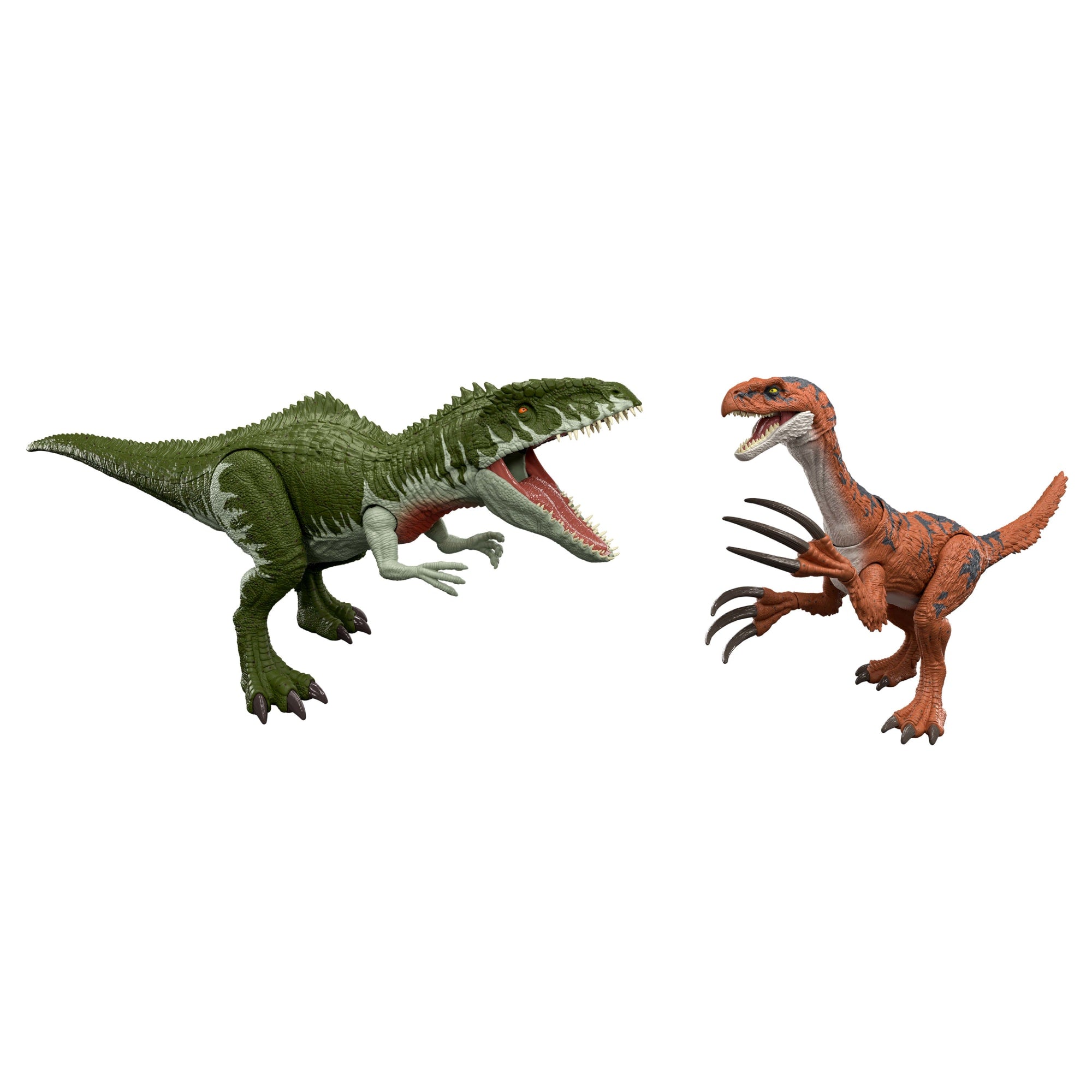 fisher price Coffret de 2Figurines de Dinosaures Jurassic World: Giganotosaure et Th??rizinosaure