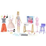 fisher price Barbie Fashion Designer Doll (12-In/30.40-Cm) & Studio, 25+ Design & Fashion Accessories, Ages 3 & Up