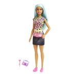 fisher price Barbie Makeup Artist Doll With Teal Hair And Career-Themed Accessories Like Palette And Brush