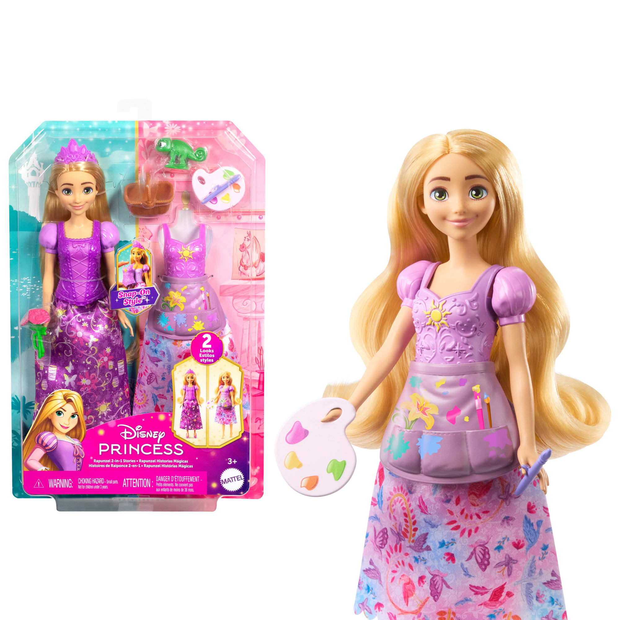 fisher price Princesses Disney  Poup??e Mode  Histoires de Raiponce 2-en-1