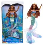 fisher price Disney La Petite Sir??ne   Poup??e Ariel deluxe Avec Perles ?? M??che et Socle
