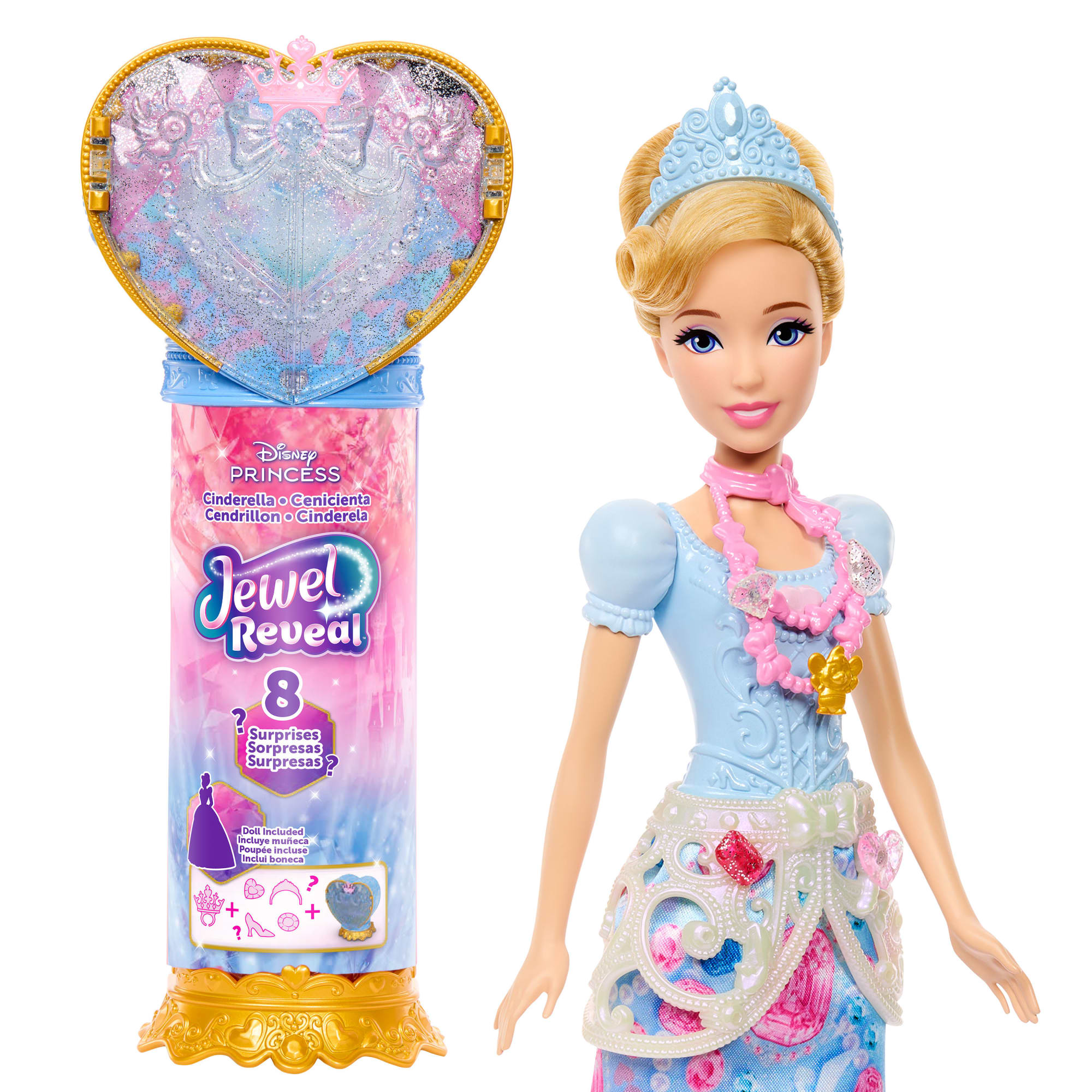 fisher price Disney Poup??e Princesses Jewel Reveal Cendrillon