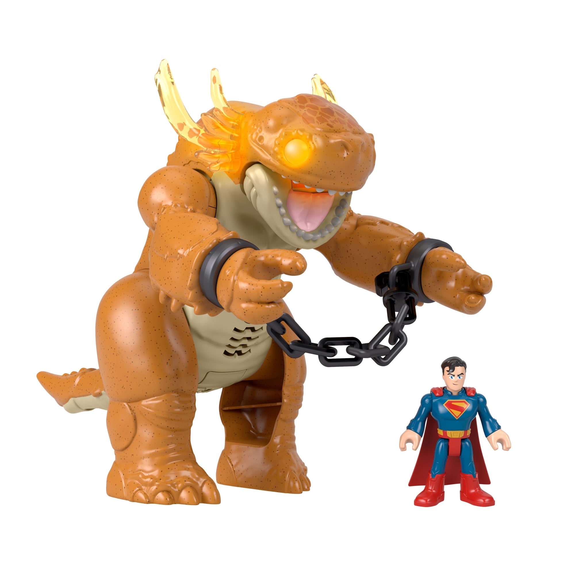 fisher price Imaginext DC Super Friends Figura de A??o Superman E Kaiju