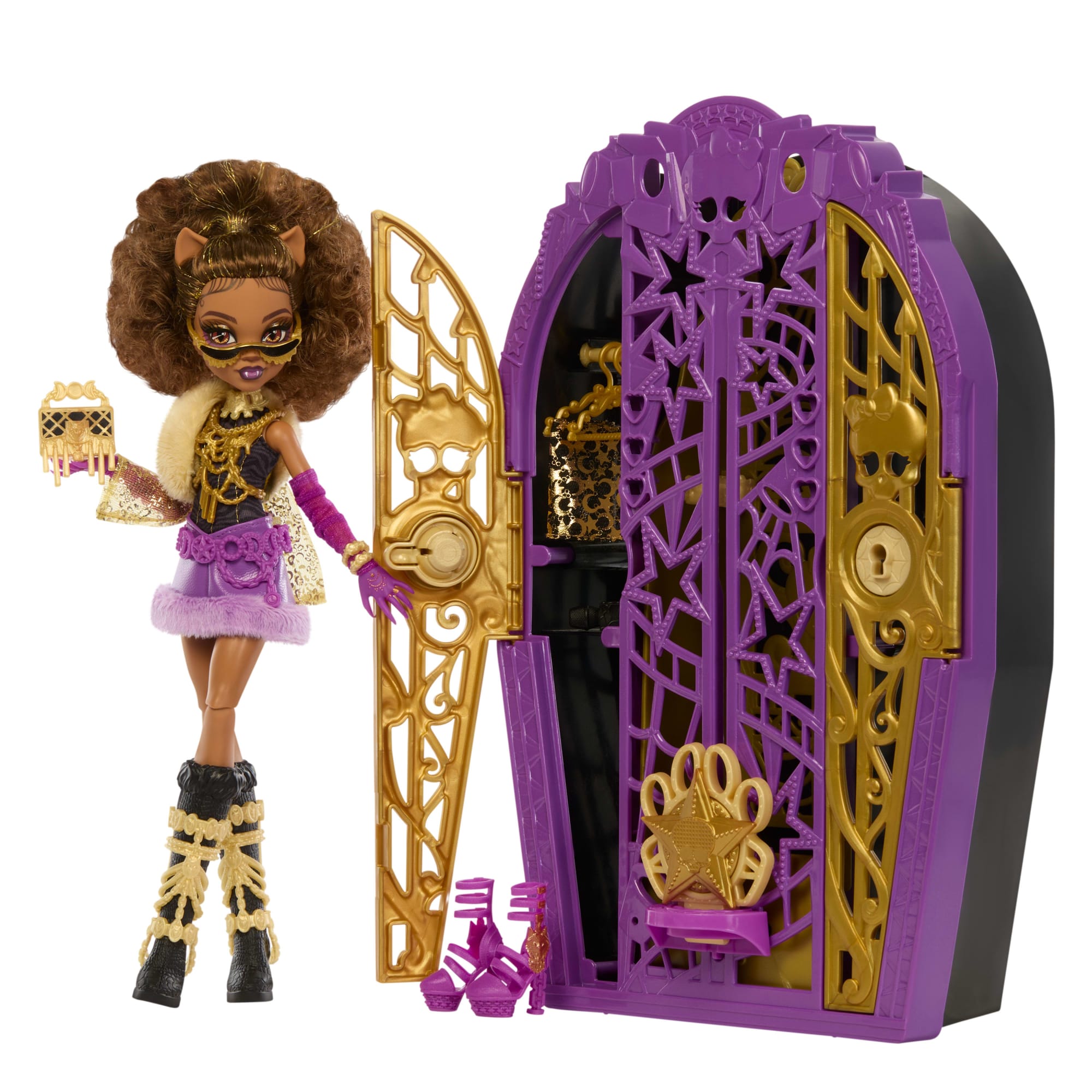 fisher price Monster High Boneca Skulltimate Hauntlywood Clawdeen