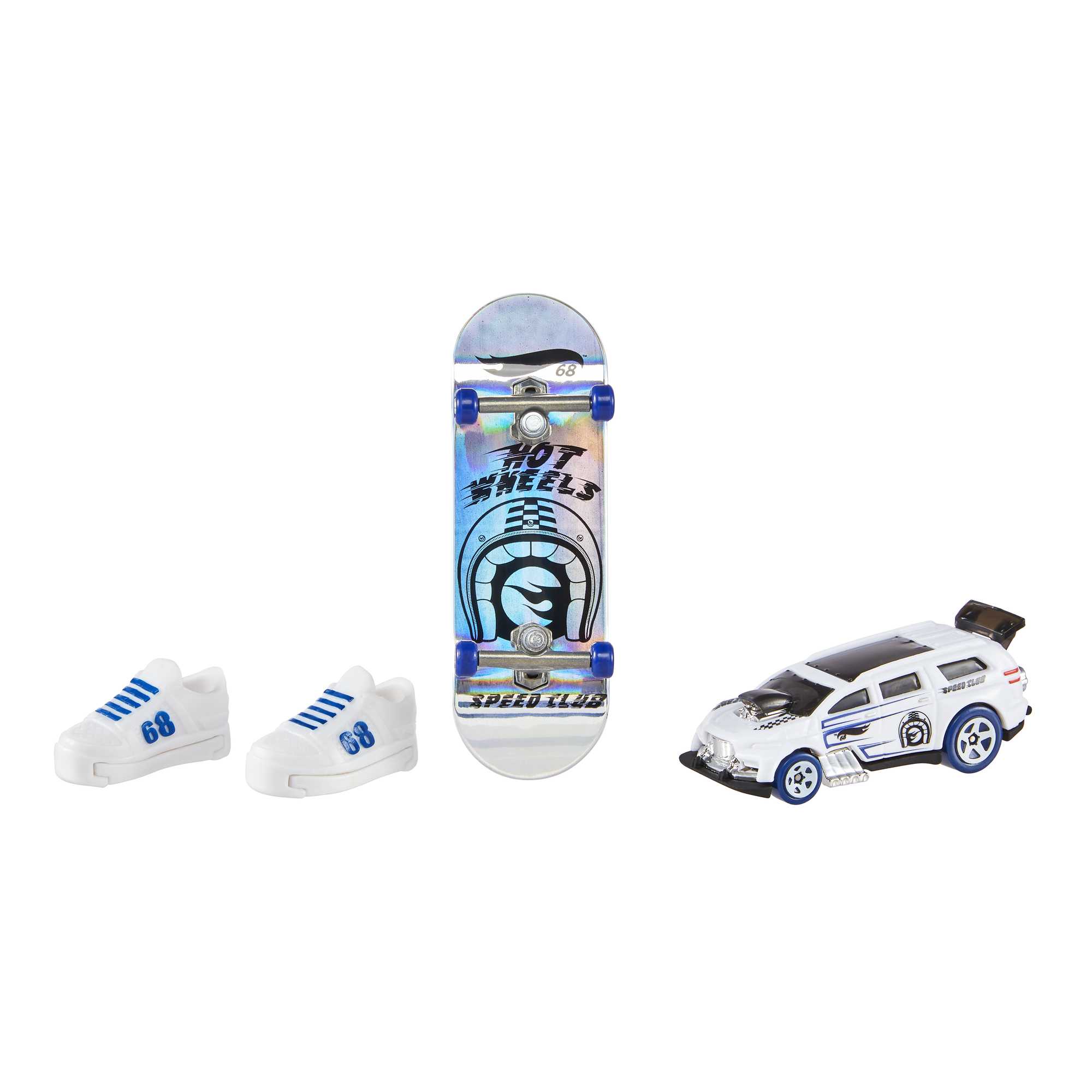fisher price Hot Wheels Skate Veh??culo de Juguete Patineta de Colecci??n SPEED SHREDDER? + NITRO TAILGATER? con Diecast