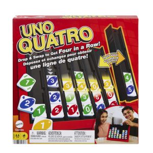 fisher price UNO Quatro Jeu Pour Adultes, Familles et Soir??es de Jeux