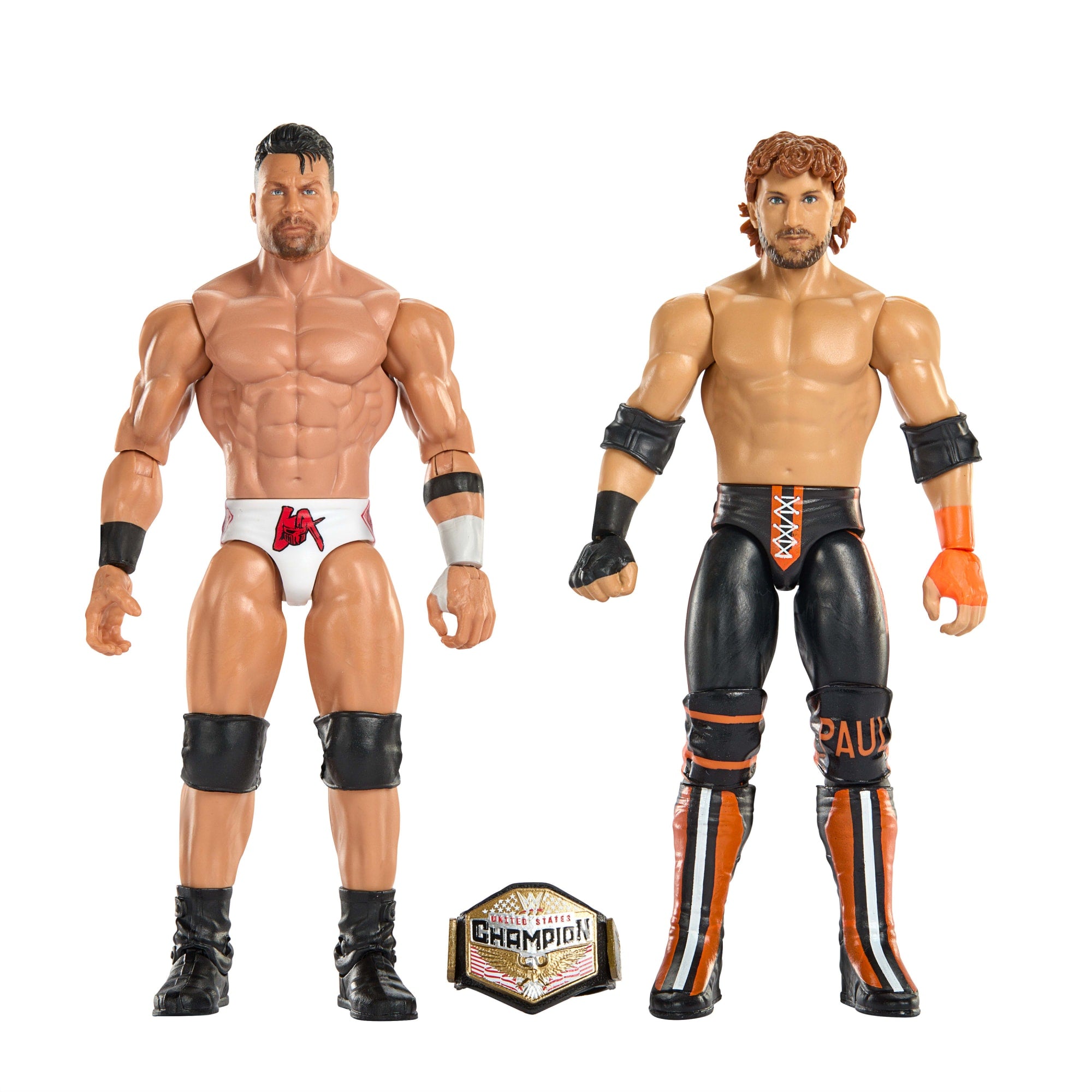 fisher price WWE Main Event Showdown La Knight vs Logan Paul Action Figures Set, Series #24, 6-Inch Collectibles