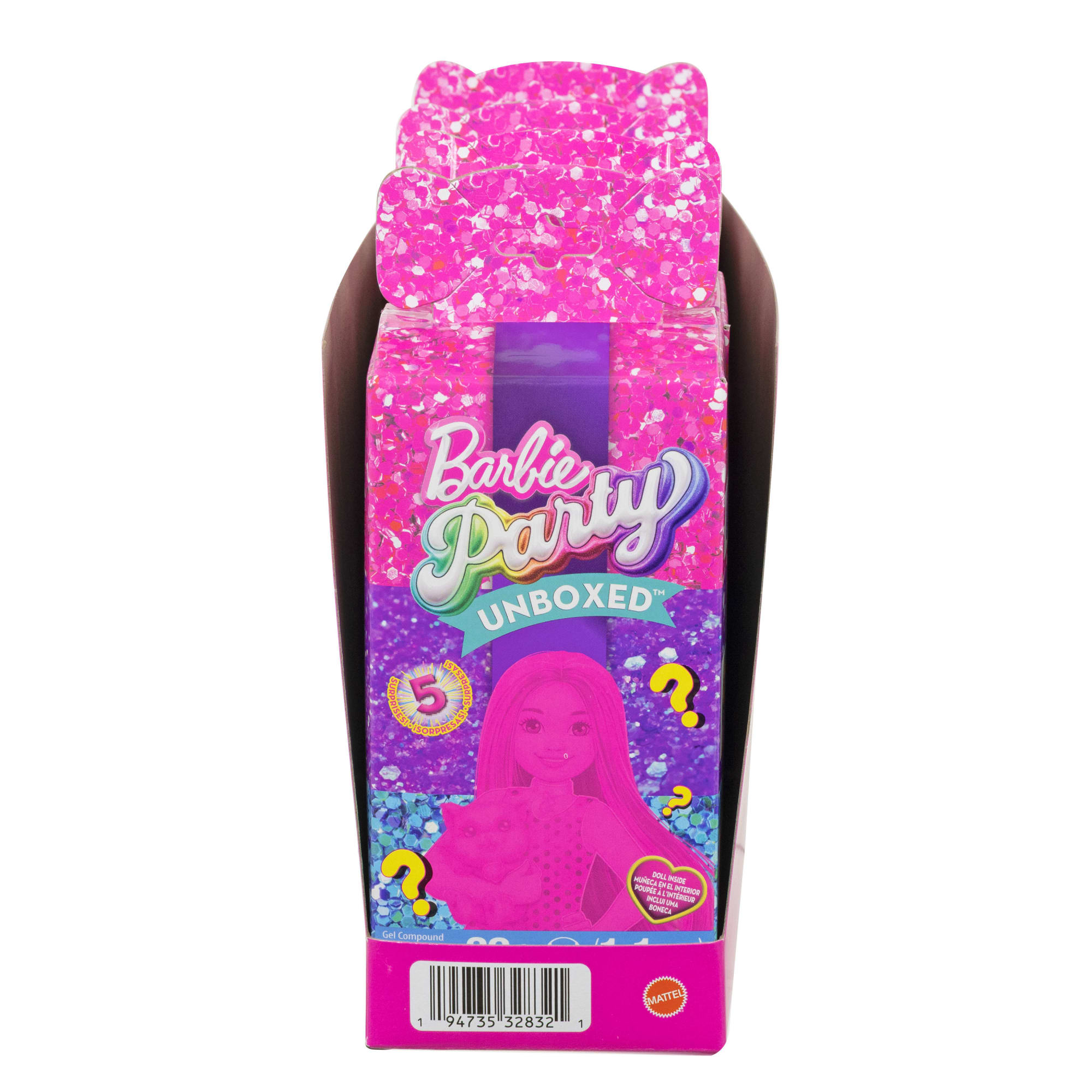 fisher price Barbie Party Unboxed Boneca Chelsea Festa Glamour Surpresa