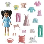 fisher price Polly Pocket Set de Juego Paquete de Modas Fiesta de Pijama Elemento Sorpresa