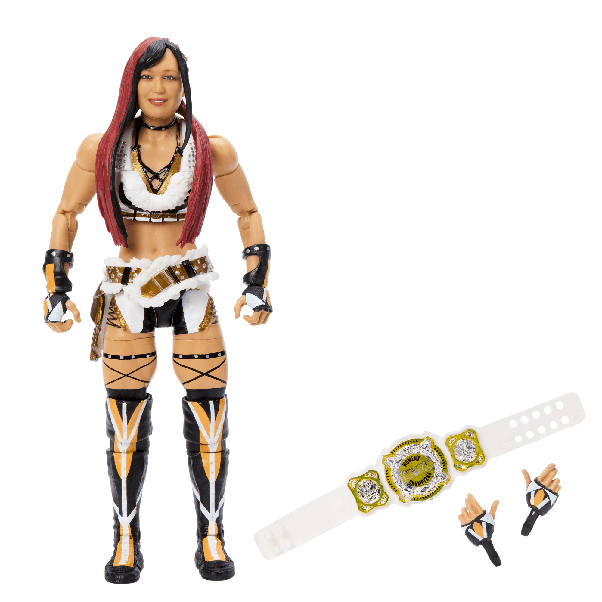 fisher price WWE Elite Iyo Sky Action Figure, 6-inch Collectible Superstar With Articulation & Accessories