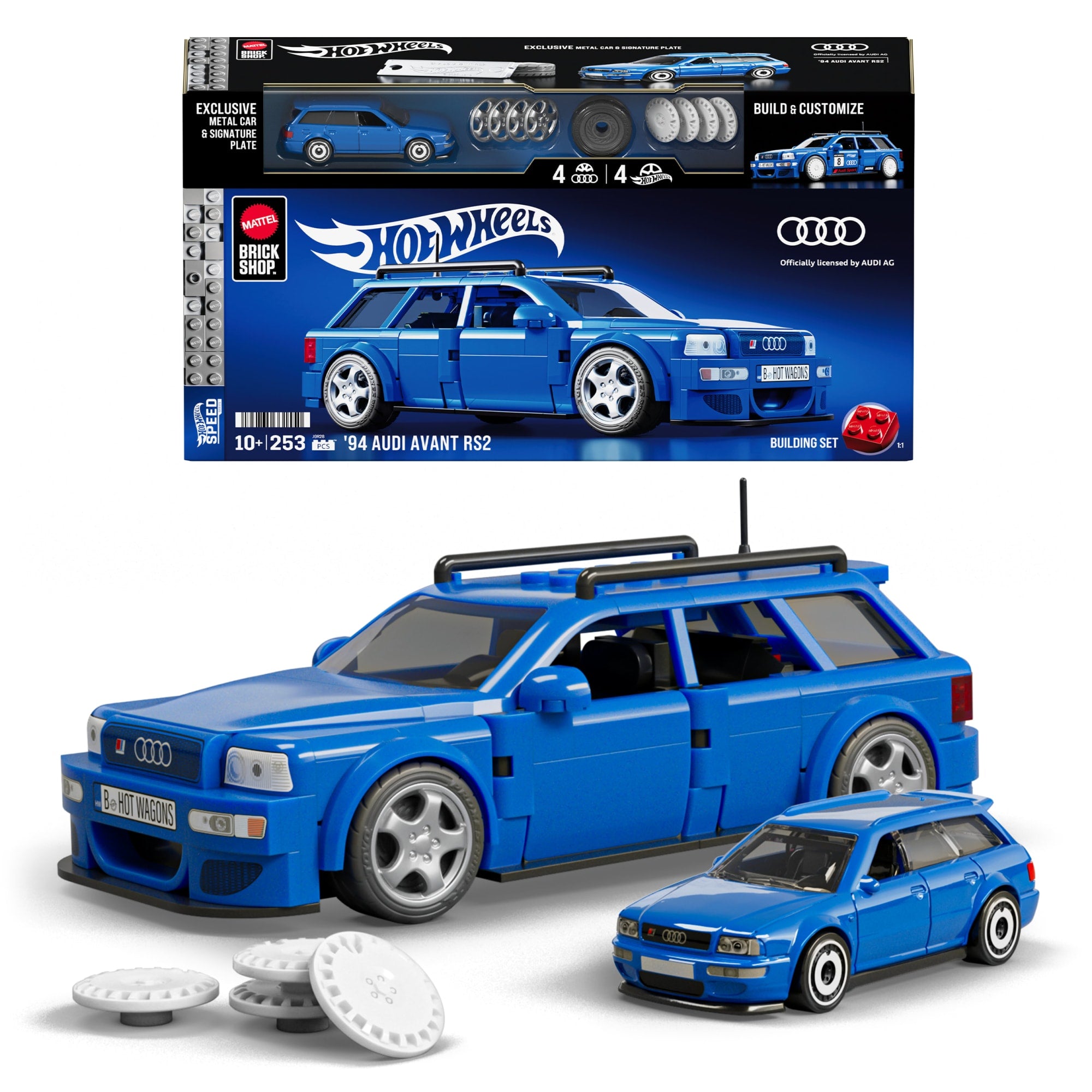 fisher price Mattel Brick Shop Hot Wheels Juguete de Construcci??n Speed '94 Audi Avant RS2