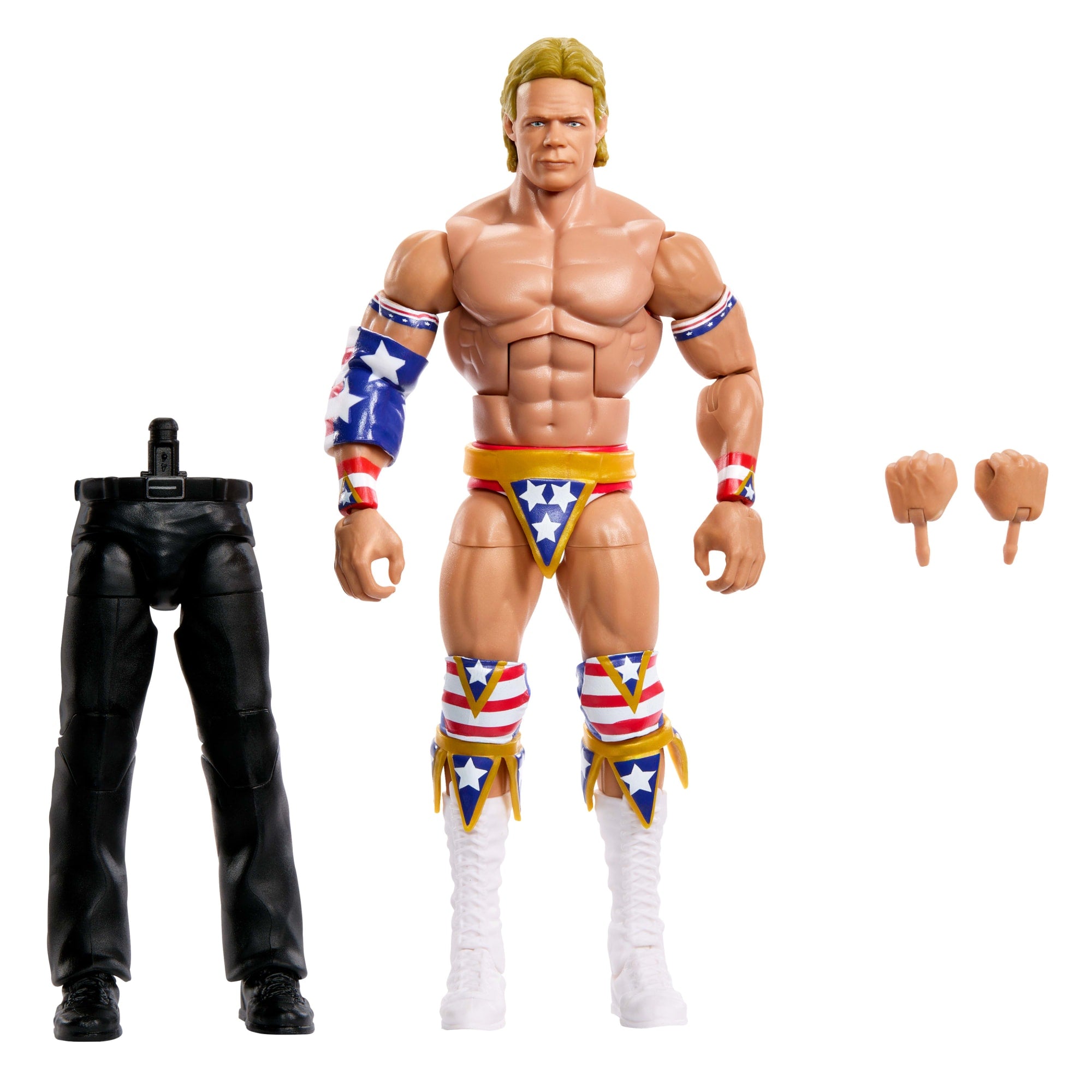 fisher price WWE Action Figure Elite Collection Summerslam Lex Luger With Build-A-Figure