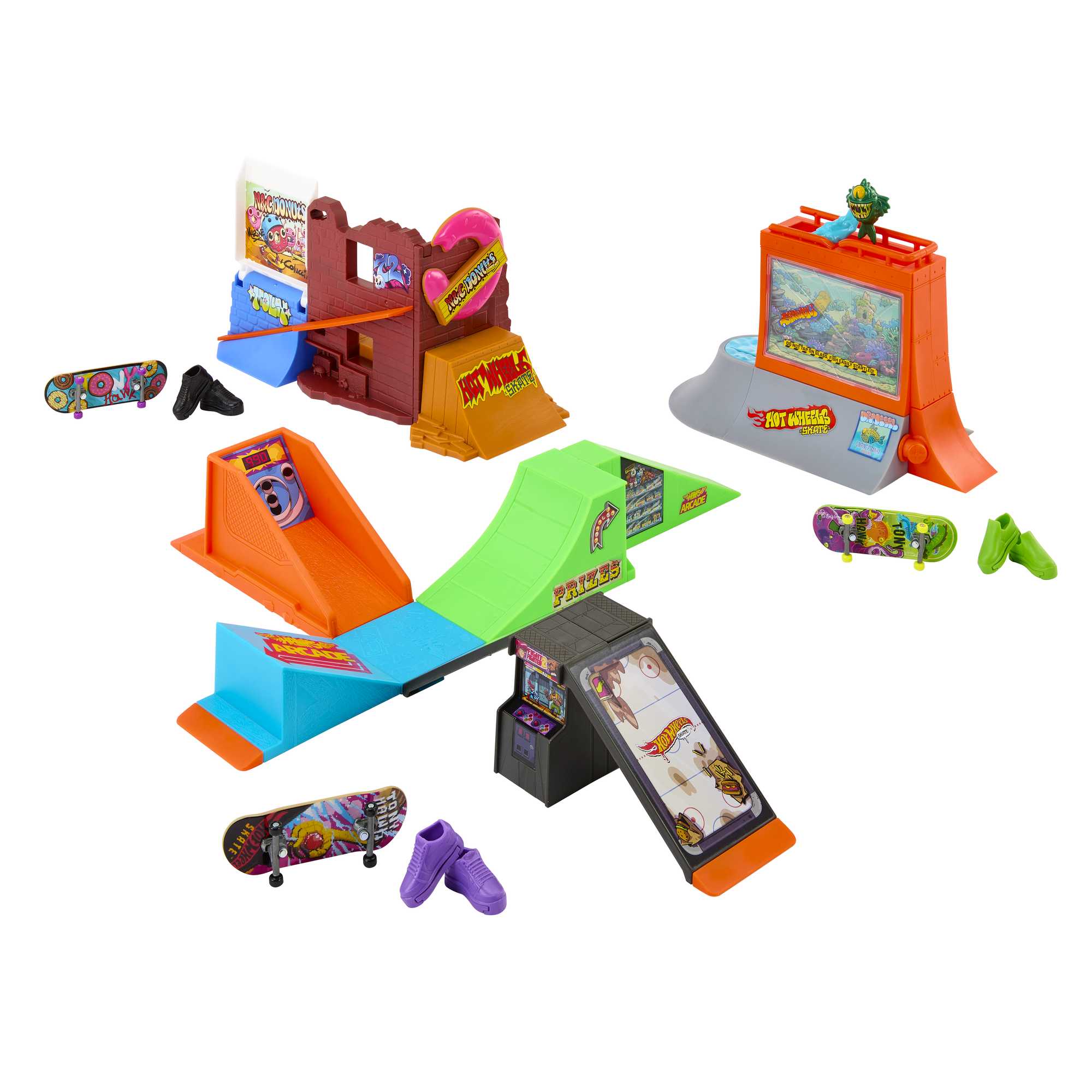 fisher price Hot Wheels Skate Pista de Brinquedo Cole??o de Sets