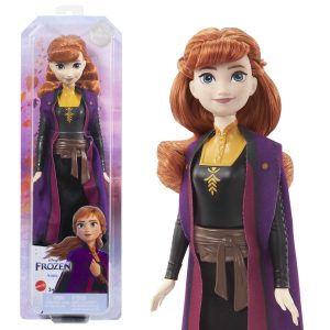 fisher price Disney Frozen Boneca Reinha Anna Frozen II Saia Cintilante