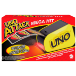 fisher price UNO Attack MEGA Hit Card Game For Kids, Adults And Family Night, Card Blaster