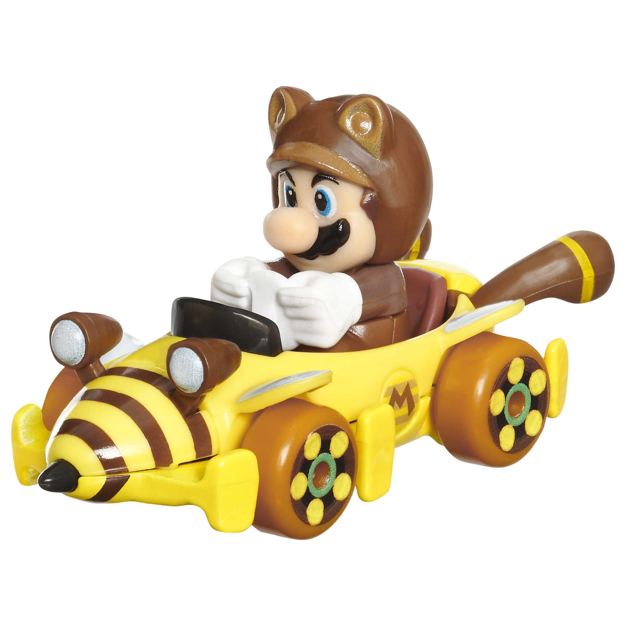 fisher price Hot Wheels Mario Kart Ve??culo de Brinquedo Tanooki Mario Bumble V