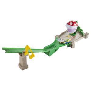 fisher price Hot Wheels Mario Kart Piranha Plant Track Playset With 1 Toy Car