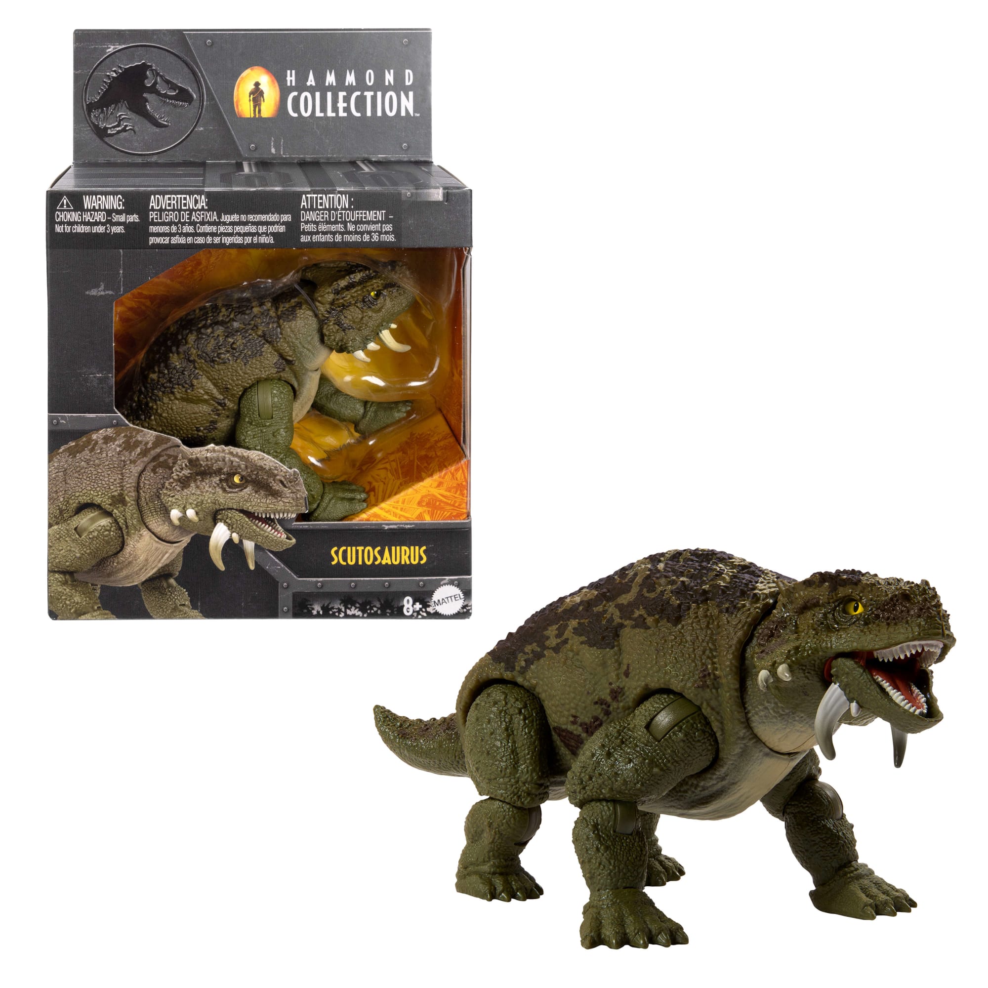 fisher price Jurassic World Hammond Collection Figura de Acci??n Scutosaurus