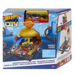 fisher price Hot Wheels City Burger Drive-Thru Playset, With 1 Toy Car