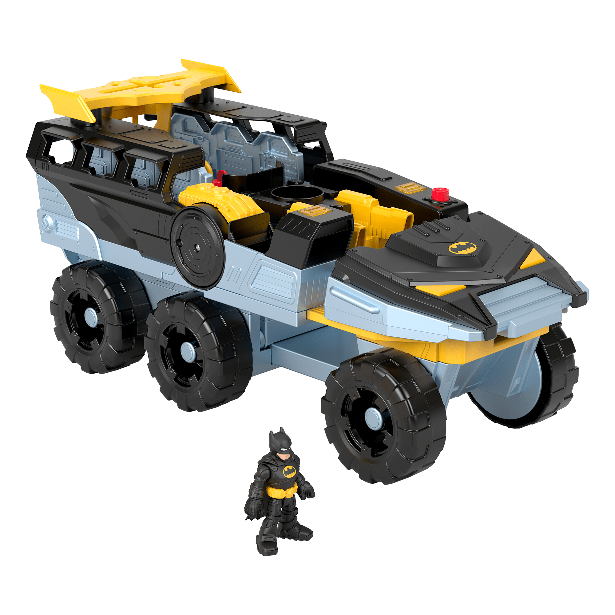 fisher price Imaginext DC Super Friends Transforming Bat-Tank With Batman Figure, Lights & Sounds