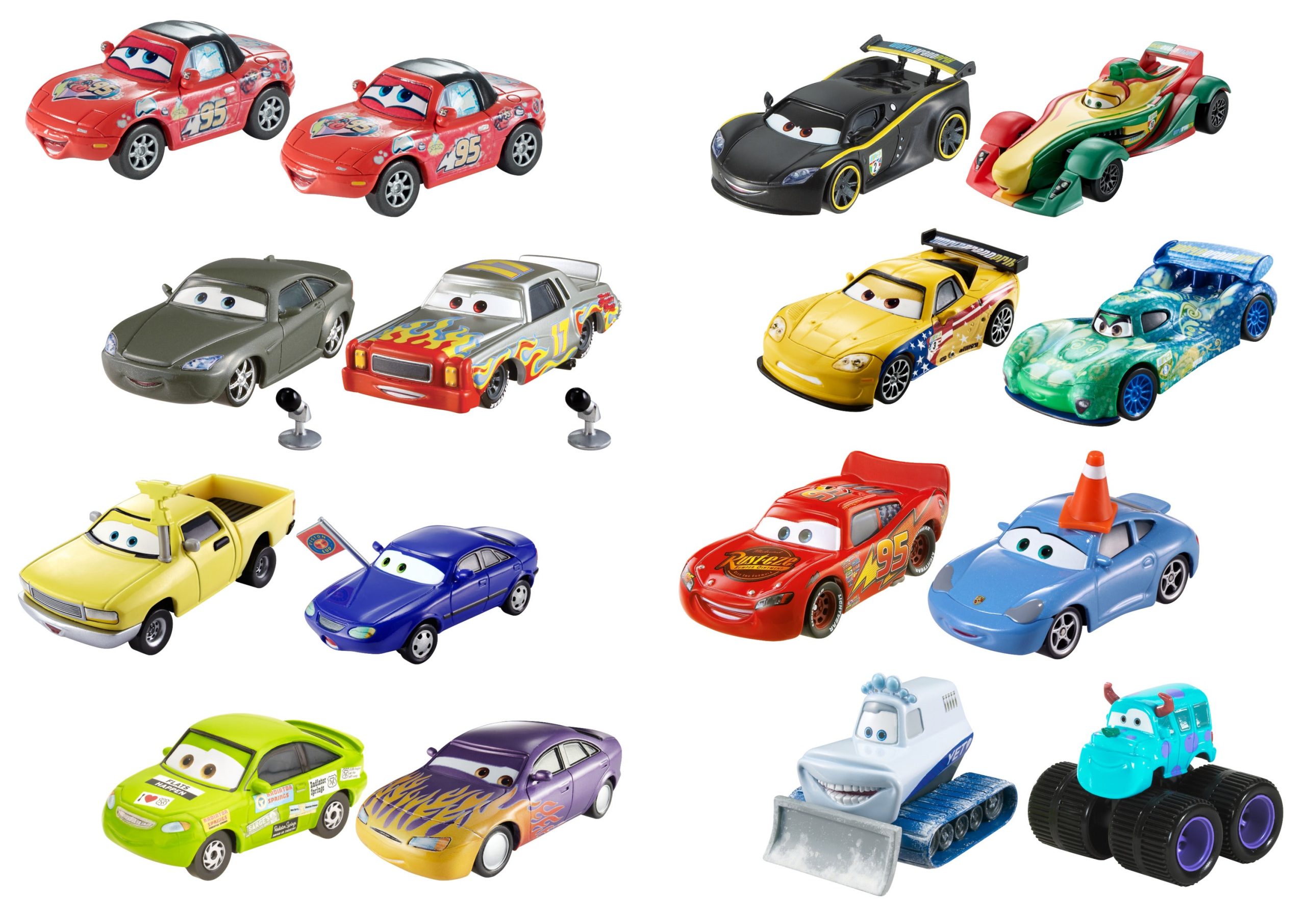 fisher price Cars de Disney y Pixar Diecast Veh??culo de Juguete Paquete de 2 Personajes