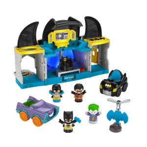 fisher price Fisher-Price? Little People? Dc Super Friends? Batcave? de Luxe