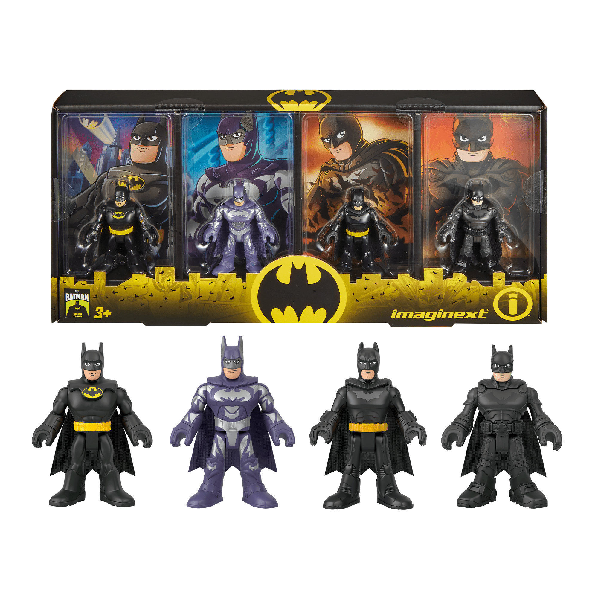 fisher price Imaginext-Dc Super Friends 85??meanniversaire Batman-4Figurines