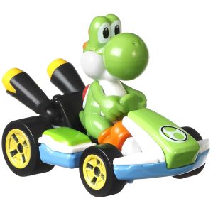 fisher price Hot Wheels Mario Kart Veh??culo de Juguete Yoshi Est??ndar Kart
