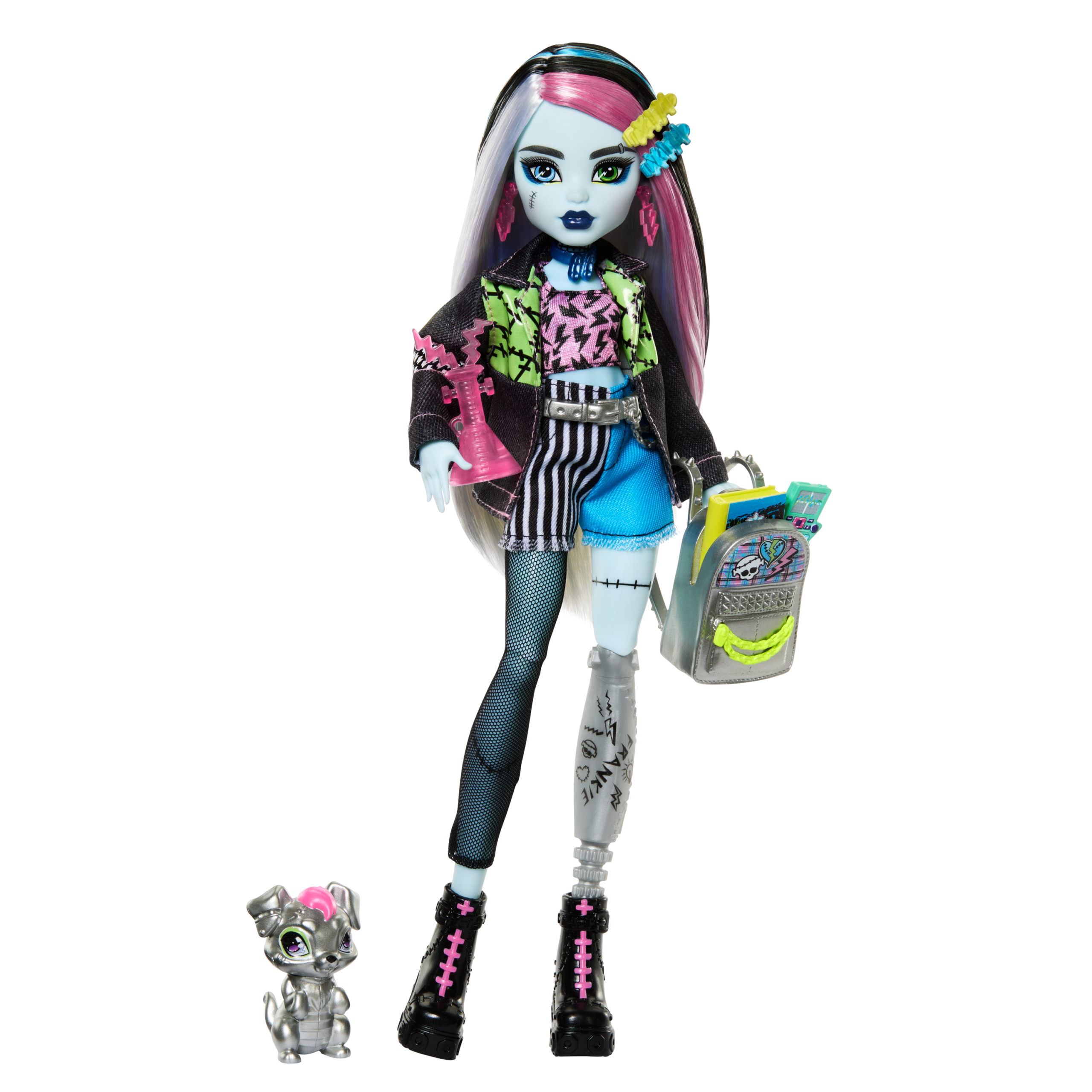 fisher price Monster High Frankie Stein Fashion Doll With Pet Watzie And Accessories