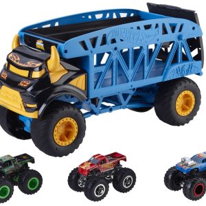 fisher price Hot Wheels Monster Trucks Monster Mover+3 Trucks Vehicle
