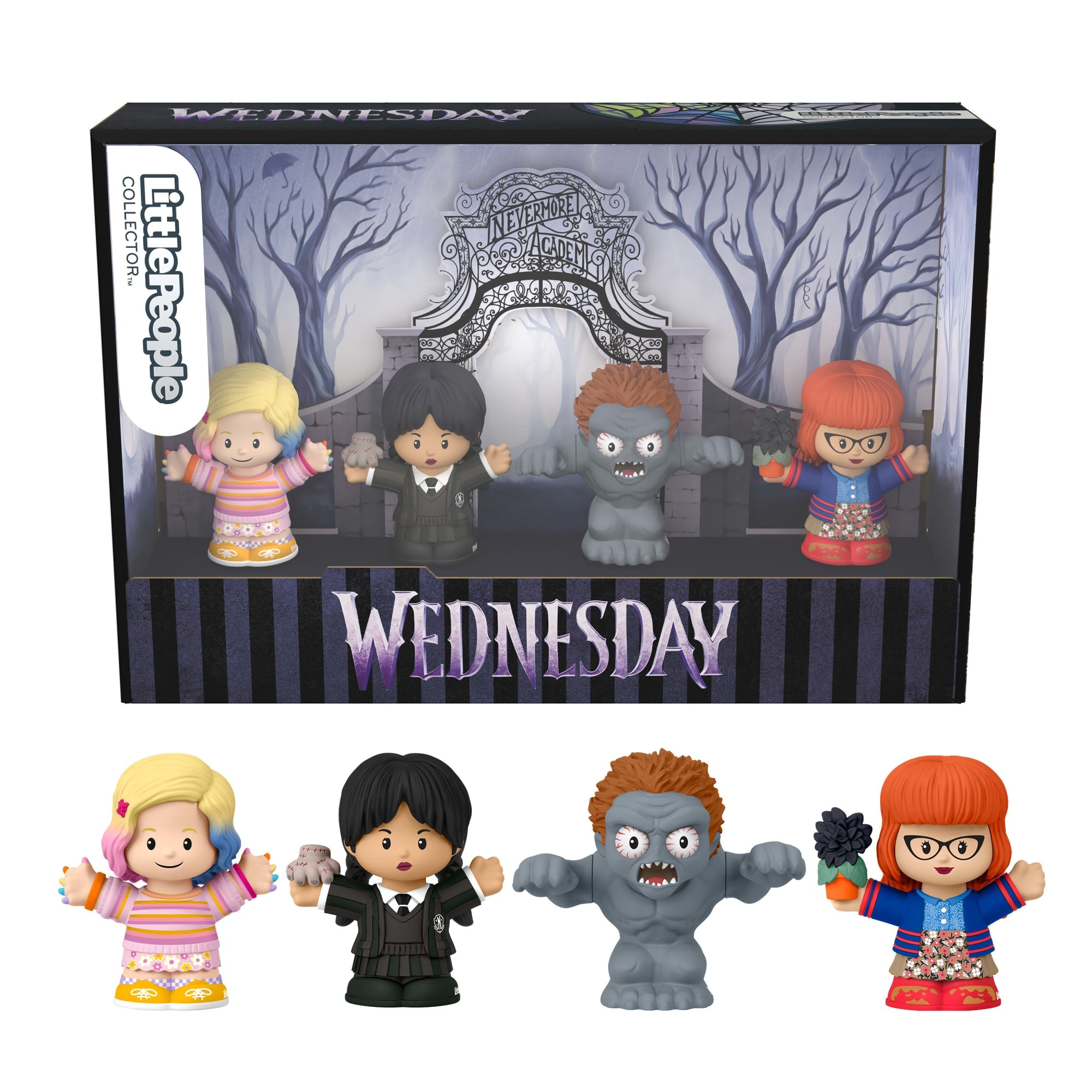 fisher price Little People Collector Wednesday Special Edition Set For Adults & Fans, 4 Figures