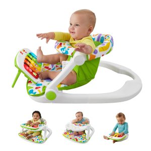 fisher price Fisher-Price Kick & Play Deluxe Sit-Me-Up Seat Portable Chair & Learning Toy For Baby & Toddler