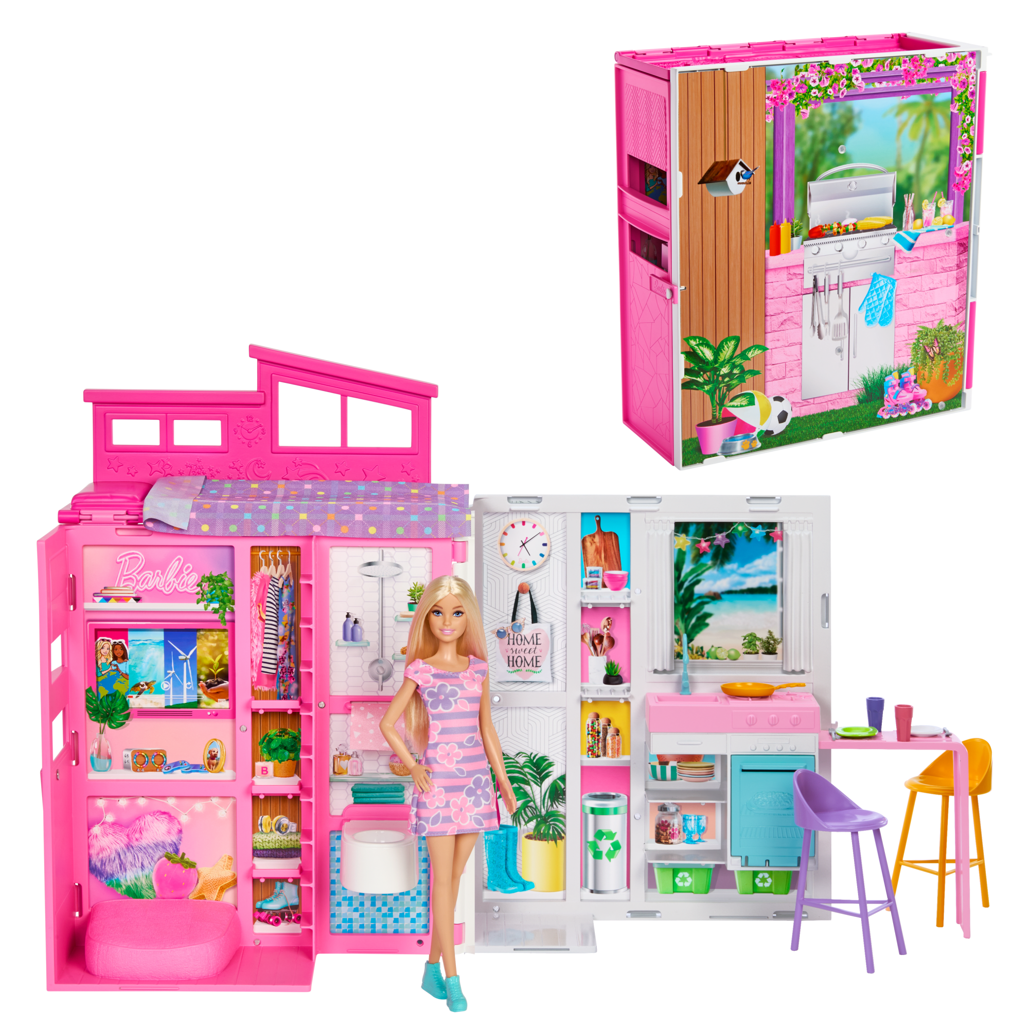 fisher price Barbie Casa de Mu?ecas Glam con Mu?eca