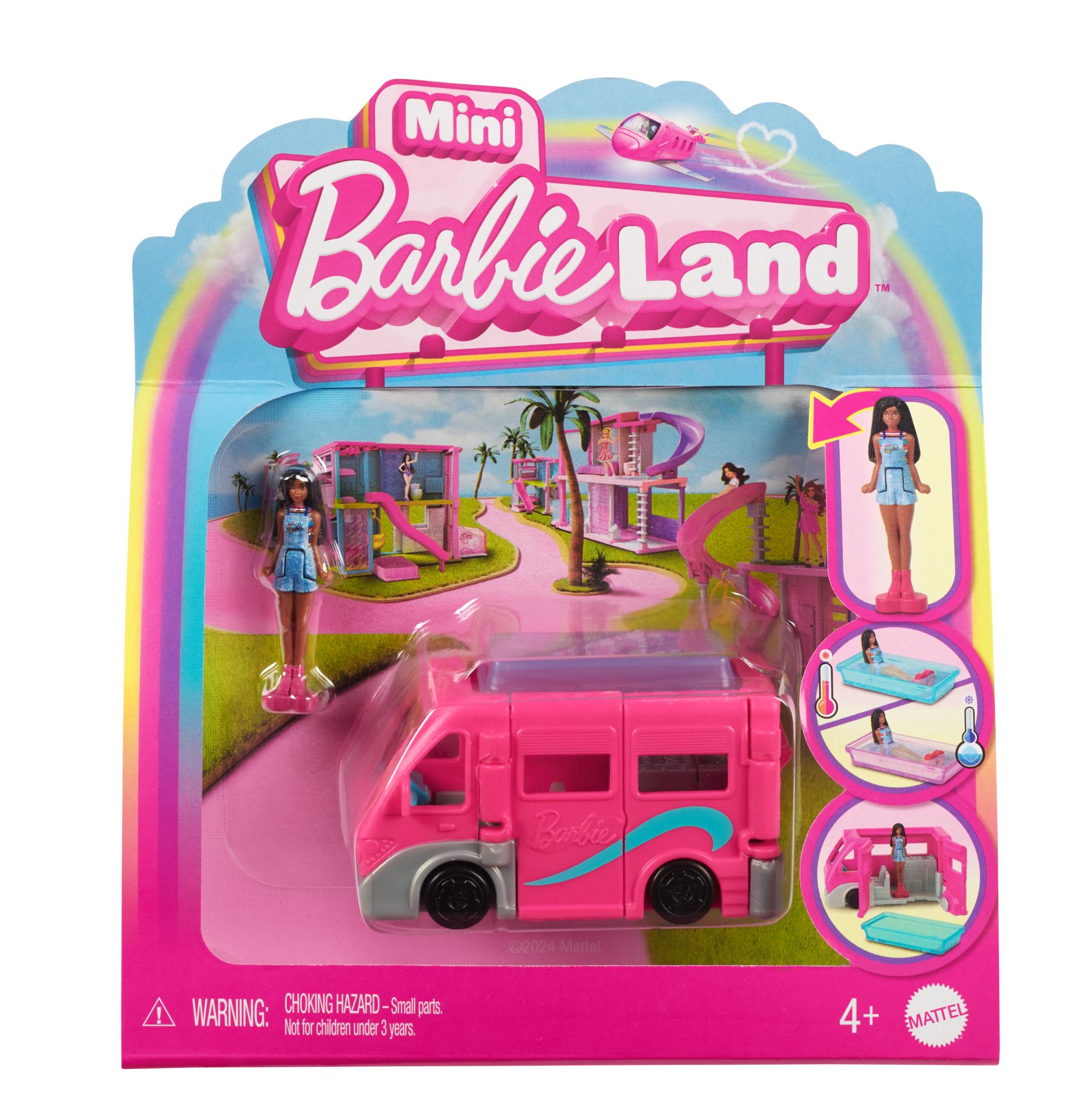 fisher price Barbie  Mini Barbieland  Coffret  Autocaravane de R??ve, Poup??e