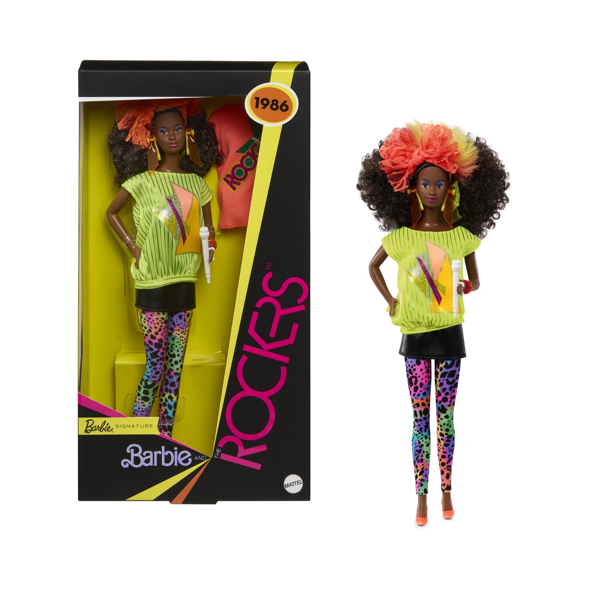 fisher price Barbie Signature Barbie And The Rockers Collectible Repro Deedee Doll, 40th Anniversary Of 1986 Line