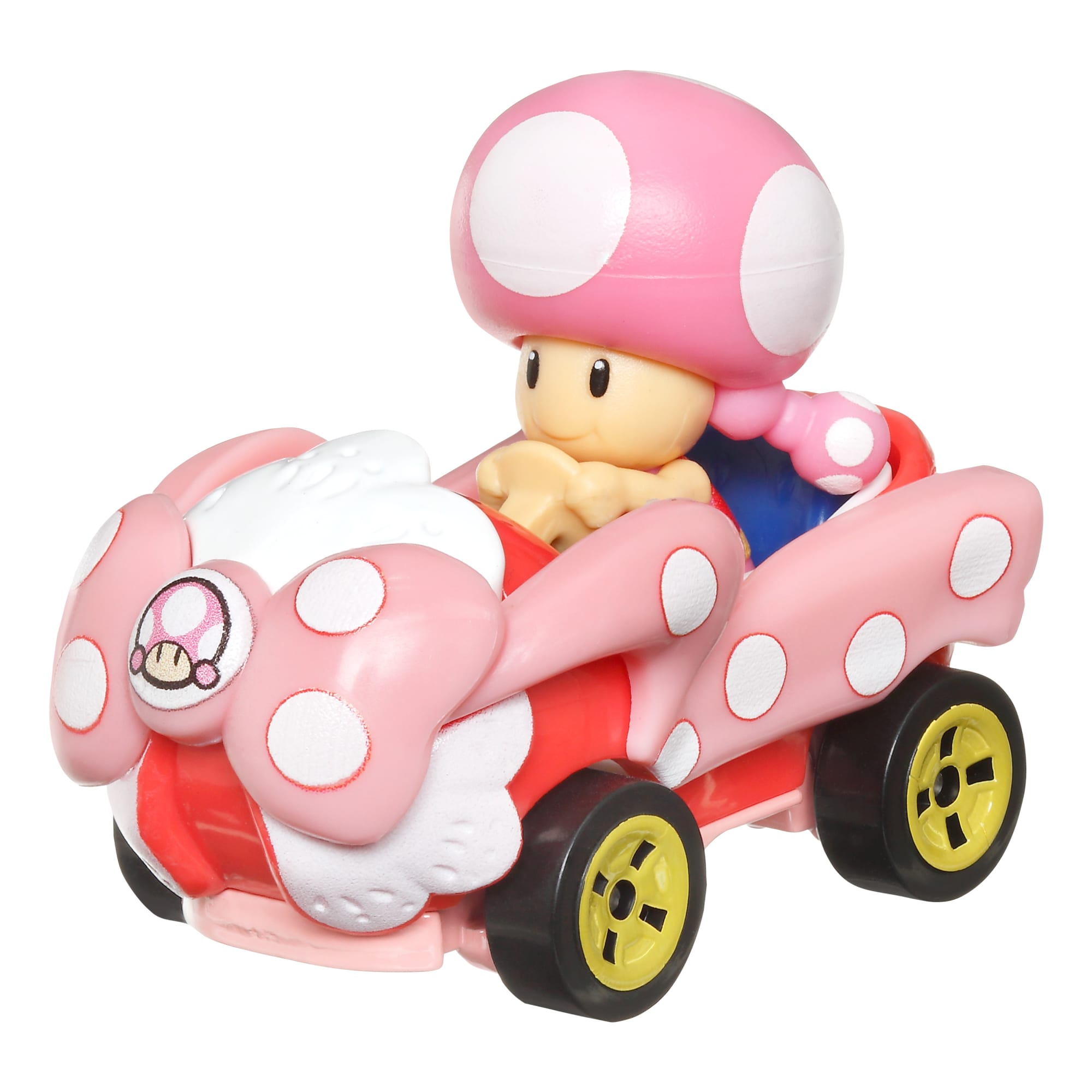 fisher price Hot Wheels Mario Kart Ve??culo de Brinquedo Toadette Birthday Girl