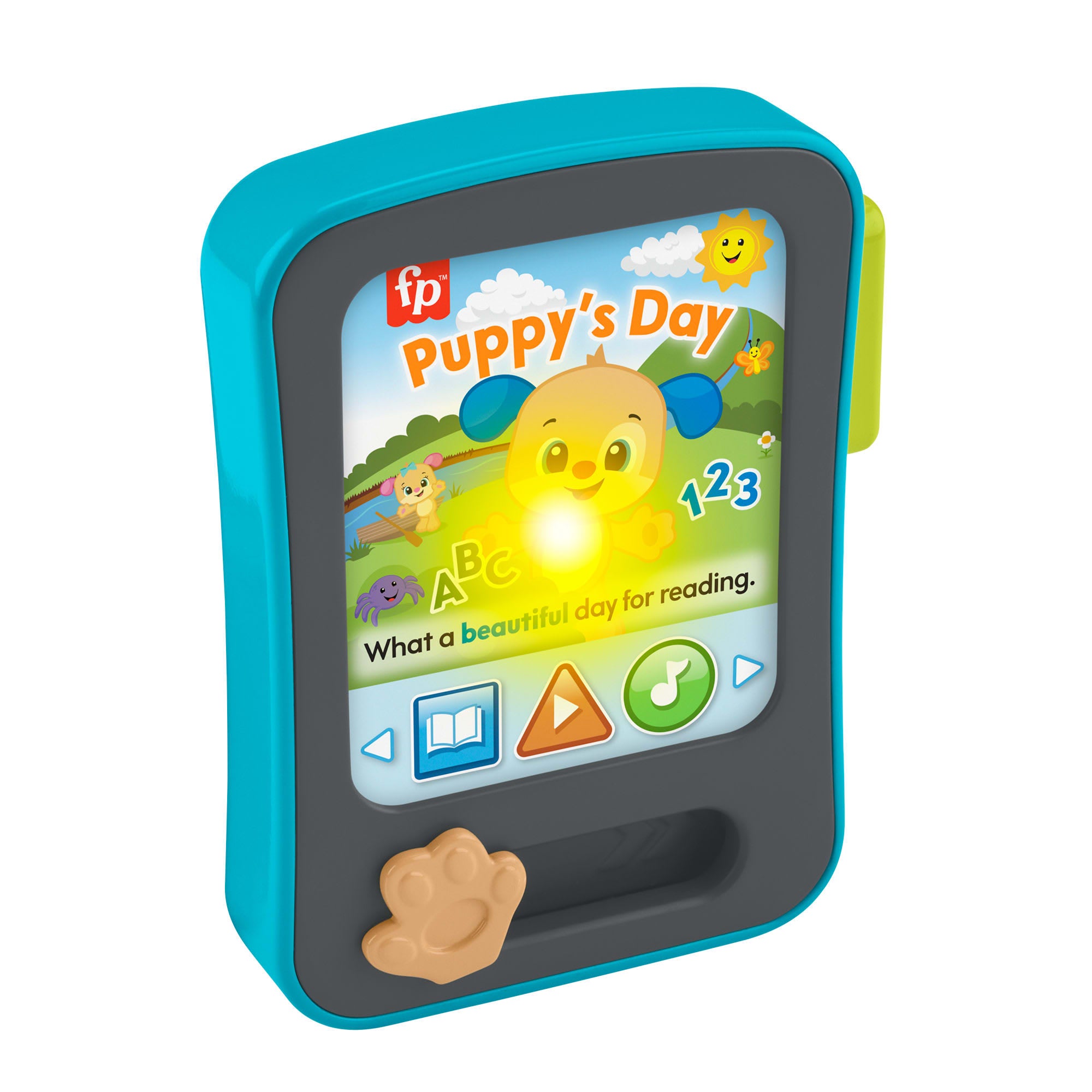 fisher price Fisher-Price Laugh & Learn Puppy's Storytime Reader Baby Electronic Learning Toy With Music & Lights