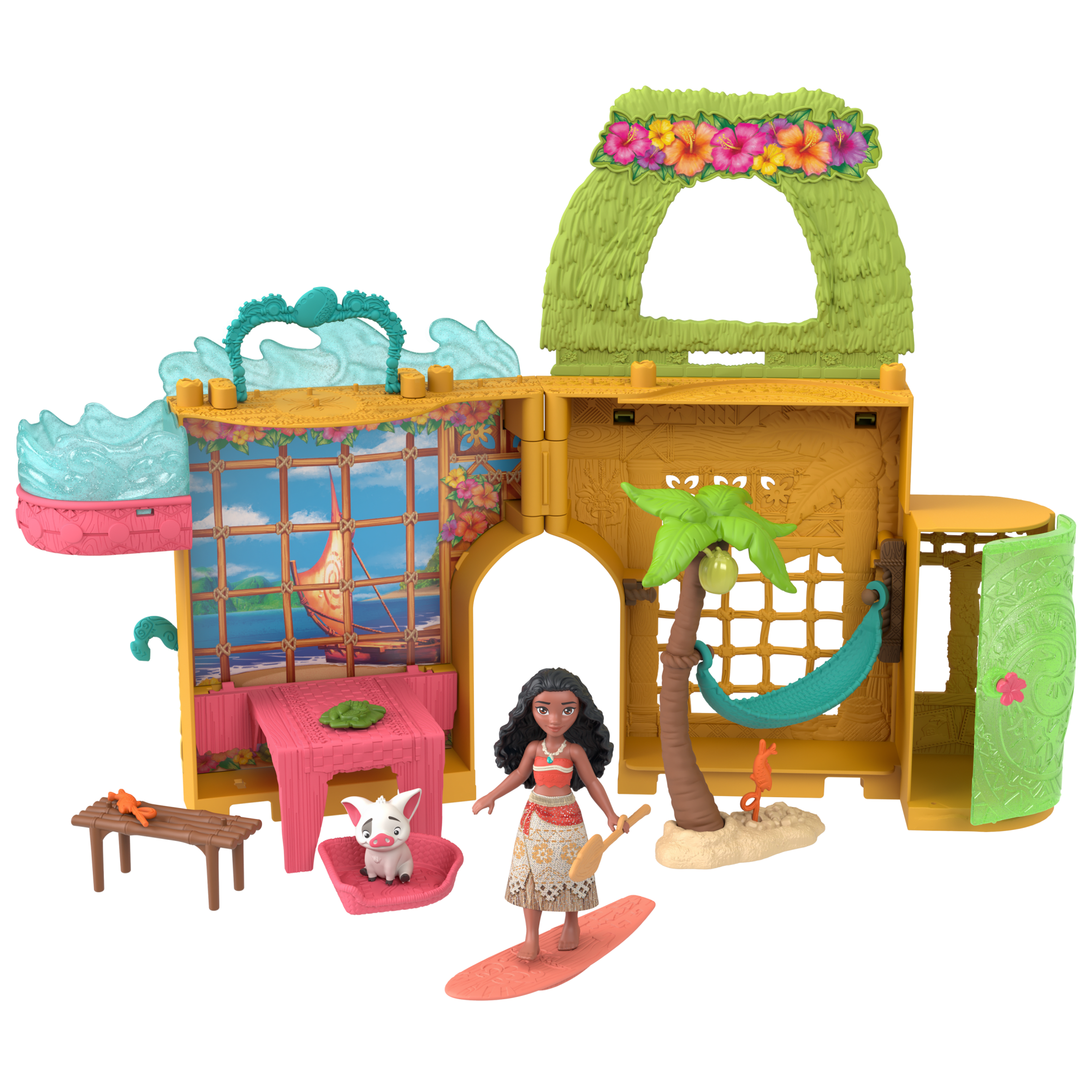 fisher price Disney Princesa Casa de Mu?ecas Castilo de Moana Apilable