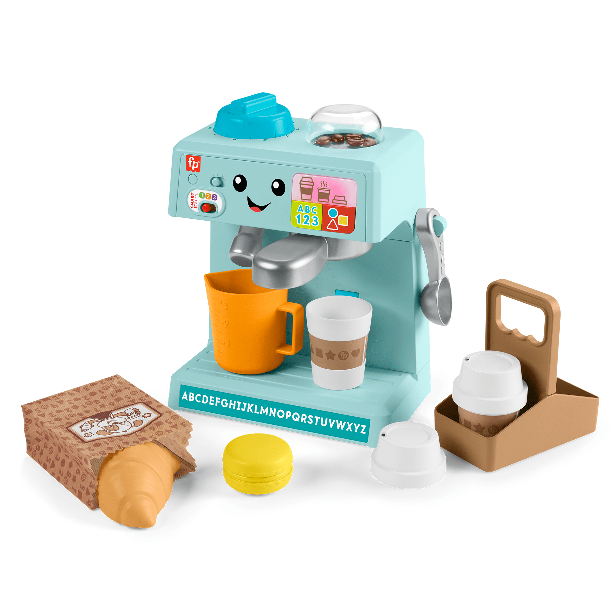 fisher price Fisher-Price R??e y Aprende Juguete para Beb??s Mi Primera M??quina de Caf??