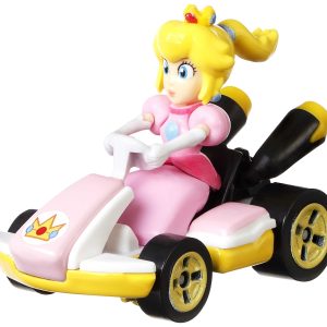 fisher price Hot Wheels Mario Kart Ve??culo de Brinquedo Kart Padr?o Princesa Peach