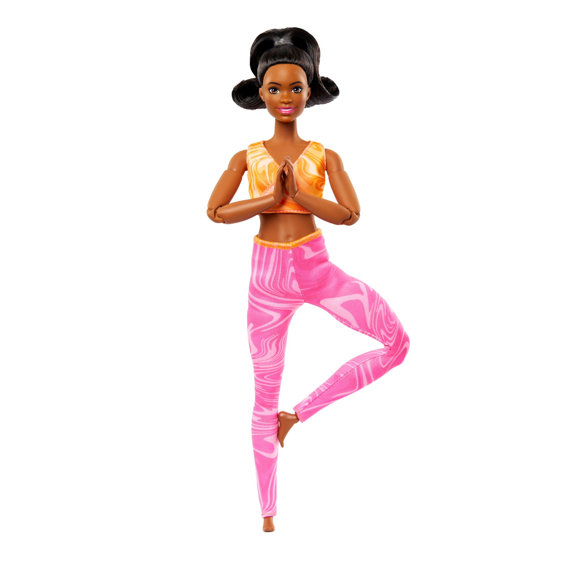 fisher price Barbie  Ultra Flexible  Poup??e  Brunette, Haut Sport et Pantalon