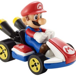 fisher price Hot Wheels Mario Kart Veh??culo de Juguete Mario Est??ndar Kart