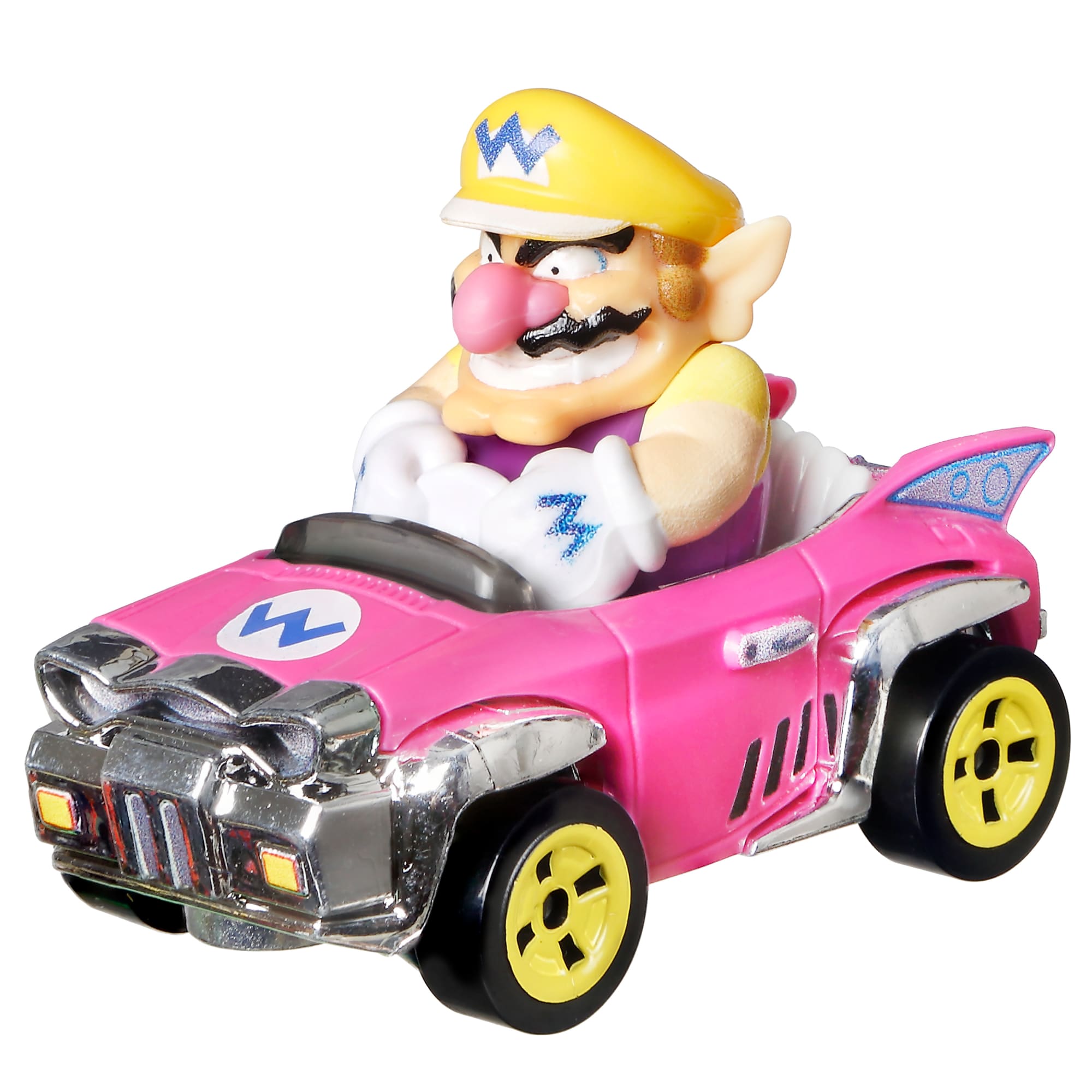 fisher price Hot Wheels Mario Kart Veh??culo de Juguete Wario Badwagon