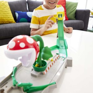 fisher price Hot Wheels Mario Kart Pista de Brinquedo Pista Piranha