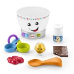 fisher price Fisher-Price Mixing Bowl Learning Toy With Lights Music And Pretend Food, Baby And Toddler Toy