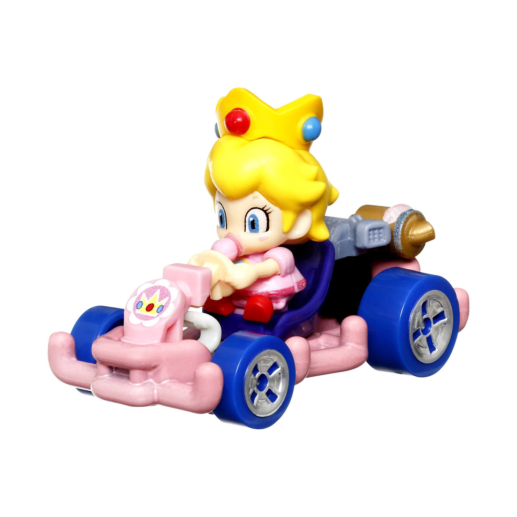 fisher price Hot Wheels Mario Kart Ve??culo de Brinquedo Baby Peach Pipe Frame